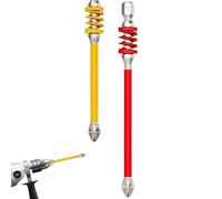 Drill Bit Set, Magnetic Bits, 2 Pieces with Anti Slip Tips & Spring Loaded Extension, Tool Set for Technician Work, Electrician Jobs, Concrete, Metal, Building, Furniture and Craft