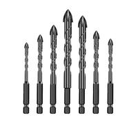 Drill Bit Set, Shock Resistant Bits Kit, Change Anti Slip Driver Tool, Precision Drilling Sets for Concrete, Woodworking, Outdoor, Cabinet, Appliance Repair, Plumbing, Home, 5.91x2.36x0.59 Inches