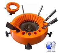 Drill Bit Sharpener for All Bits, Afilador de Brocas, Drill Bit Sharpener for Grinder, Drill Bit Sharpener Grinder Attachment, 2 to 13 Mm Drill Bits for Grinding 125 Mm Grinder (1Pcs)