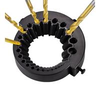 Drill Bit Sharpener, Handheld Grinding Attachment, Efficient Metalworking Tool, Compact Sharpener Accessory, Ideal for Industrial, Home, Garage, Outdoors, and Construction Use
