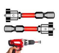 Drill Bits - 1.97 Inch Screwdriver Shafts | High Strength S2 Steel Magnetic Tips - High Precision Core Set for Drywall, Рarticle Board, Plywood, Increasing Efficiency & Preventing Damage to Walls