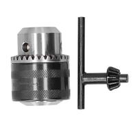 Drill Chuck with Key | High Carbon Steel Hammer Adapter | 3-16mm Chuck for Electric Wrenches/DIY Tools/Construction | B16 Thread