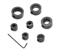 Drill Depth Stop for Drill Bits - Drills Bit Depth Stop Collars | Carbon Steel Depths StopperDrilling Limit Rings | Split Rings Design Drilsl Bit Holder, Positioning Ring | Adjustable Drîlls Stopper