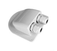 Drill-Free Solar Mount Kit 7PCS ABS No Roof Holes(White Dual-port Box)