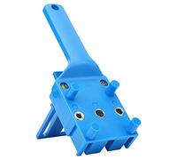 Drill Guide for Woodworking | 3 Sizes (6/8 / 10mm) Handheld Hole Punch Tool | ABS Plastic & Metal Bushings for Accurate Straight Holes | Board Side & Face Perforation DIY (Blue)