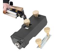 Drill Guide - Mechanical Equipment Punching Tool For Precision Woodworking, Multifunctional Aluminum Profile Drill Guide With Adjustable Scale, Hardware Positioning Template 10x4 Inches