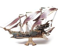 Les aventures maritimes du bateau pirate Sparrow - Puzzle 3D pour adultes et enfants à construire - Violet - Howcat - 518 pièces