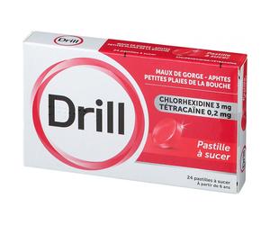 Drill Maux De Gorge 24 Pastilles À Sucer
