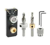 Drill Positioning Jig - Aluminium Profile Punch Guide with Slider Mechanism | Straight Locator Tool for Metal Extrusions, Precise Drilling, Punch Marking, Alignment Tool for Workshop Use