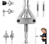 Drill-Powered Broken Pipe Thread Extractor - Universal 1/2" 3/4" & 1"，1pc