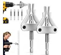 Drill-Powered Broken Pipe Thread Extractor - Universal 1/2" 3/4" & 1"，2pcs