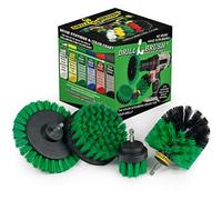 Drillbrush Green - Drill Power Kit de brosses à récurer de Cuisine - Fixation de Brosse de Nettoyage pour Four - Accessoire de Brosse à récurer pour perceuse - Brosse de Nettoyage pour poêle pour