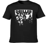 Driller Killer Brutalize 1994 Album Cover T-Shirt Men Round Neck Clothing Black XL