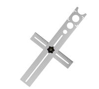 Drilling Guide | Portable Stainless Steel Marble Punching Tool Measuring Range 300mm - Precision Template 25mm/40mm/45mm/55mm/60mm For Wall Receptacle Outlet Faucets Water Heater Pipes Wood Drill Open