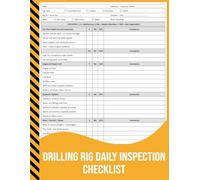 Drilling Rig Daily Inspection Checklist: Pre-Operation Safety & Maintenance Record for Drilling Rigs.