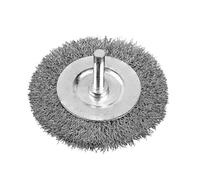 Drills à brosse de coupe de roue de fil, Brosse de coupe roue en fil d'acier inoxydable, tige 6mm, plusieurs tailles for le polissage des métaux(6x65mm)