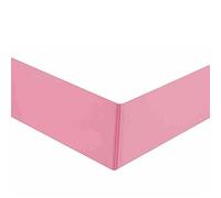 DRIMEE Cache Sommier Jupe de Lit 120/140/180CM- Volants De 35 Cm Tombant sur Le Sommier - Volants élastiques Anti-poussière Détachables à Trois Côtés en Tissu,Rose,90 * 190+35cm