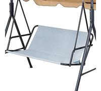 DRIMEE Toile de Balancelle de Jardin, Toile De Balancelle De Jardin en Tissu 600D Oxford Imperméable Housse De Rechange Anti-UV/Pluie pour Chaise de Balançoire 2 À 3 Places,GRE,115x48x48cm