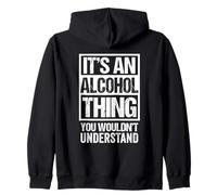 Drink Bartender Mixologist Barkeep It's an Alcohol Thing Sweat à Capuche