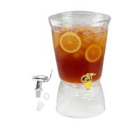 Drink Dispenser, 6L Iced Beverage Container With Spigot, Cocktail Beverage Dispenser For Entertainer Bartenders Women Men Home Party Restaurant Coffee Birthday Barbecue Gathering Wedding Use