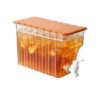 Drink Dispenser Container, 3.6L Beverage Spigot, Cold Beer Server, Party Serving Accessory, Sturdy Kitchen Utility, for Drinkers Women Men, Home Office Birthday Barbecue Wedding Gathering