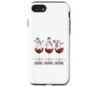 Drink Drank Drunk Christmas Bonhomme de Neige Party Coque pour iPhone SE (2020) / 7/8