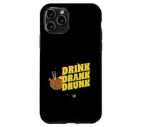 Drink Drank Drunk (Déclaration Amusante sur Une soirée Autour d'un Verre) Coque pour iPhone 11 Pro