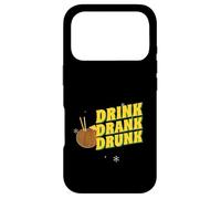 Drink Drank Drunk (Déclaration Amusante sur Une soirée Autour d'un Verre) Coque pour iPhone 17 Pro