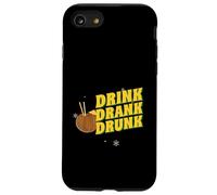 Drink Drank Drunk (Déclaration Amusante sur Une soirée Autour d'un Verre) Coque pour iPhone SE (2020) / 7/8
