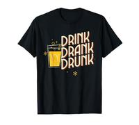 Drink Drank Drunk (Funny Party Statement) (Graphique) T-Shirt