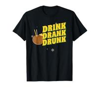 Drink Drank Drunk (Funny Party Statement) (Graphique) T-Shirt