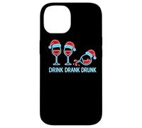 Drink Drank Drunk - T-Shirt Vin Chaud Noël Humoristique Coque pour iPhone 14