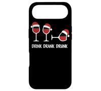 Drink Drank Drunk - T-Shirt Vin Chaud Noël Humoristique Coque pour iPhone Air