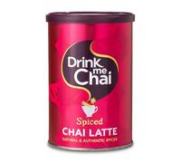 Drink Me Chai au Lait épicé 250g (Pack de 1) - Préparation avec de l'eau, Thé Chai Latte en poudre (16 portions)