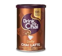 Drink Me Chai Dirty Chai Latte 200g | Ajoutez simplement de l'eau et de la poudre | faite avec du Café 100% Arabica de Colombie et Notre recette secrète de thé Chai (1 pot)
