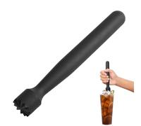 Drink Muddler For Cocktails | 20.7x2.6x2.6cm Ergonomic Grip Ice Crusher Lemon Muddler | Multiple Functions Home Kitchen Gadgets, Ice Breaking Tool Stick Wine Mixing Stick For Restaurants, Home