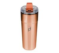 Drink Pod Gamme Metallic Thermos à café 450 ml, cuivre, tasse de voyage isotherme à double paroi en acier inoxydable