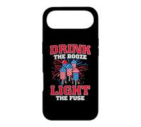 Drink The Booze Light The Fuse American Flag 4th of July Coque pour iPhone Air