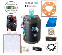 DRINK UP MAX décor MIX - Tireuse à bières & cocktails portative - Toutes Boissons - 25 verres - Enceinte - Plateau - fûts