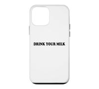 Drink Your Milk Sign I Love Milk I Like It Raw Funny Milk Coque pour iPhone 12 Mini