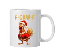 Drinking Coffee Mug, 350ml Ceramic Coffee Cup, Sturdy Hot and Cold Drinkware, Funny Rooster Novelty Beverage Cup for Wine, Milk, Beer, Juice, Tea, Kitchen, Home, Offices Work, 3.74x3.15 Inches