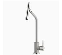 Drinking Water Filter Tap, Kitchen Sink Faucet Stainless Steel 360° Rotat,Grey