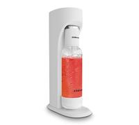 DrinkMate Machine à gazéifier pour eau et boissons gazeuses, recharge de CO2 non incluse, blanc ivoire
