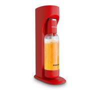 DrinkMate Machine à gazéifier pour eau et boissons gazeuses, recharge de CO2 non incluse, noir mat Red