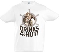 Drinks at My Hut Kids Boys Children T-Shirt(XX-Large)