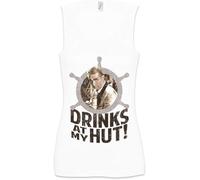 Drinks at My Hut Women Tank Top Gym Shirt(Medium)