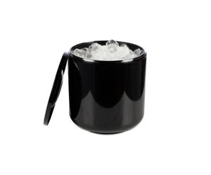 drinkstuff Seau à glace rond isotherme, noir, 4 L