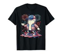 Drip Carnet de Notes Motif Drapeau américain 4 Juillet Patriot T-Shirt