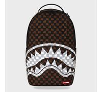 Drip Check Shark Backpack Brown & Cream brun ONE SIZE