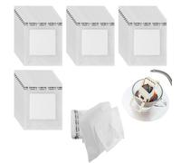 Drip Coffee Bag Lot de 200 sacs à café compte-gouttes jetables avec oreille suspendue pour la plupart des tasses, pliables pour le camping, les voyages, la maison, le bureau